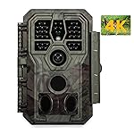 GardePro A50 Trail Camera, 4K 64MP, New-Gen Image Technology, Ultra-Low Light Sensitivity Sensor, Night Vision, Motion Activated