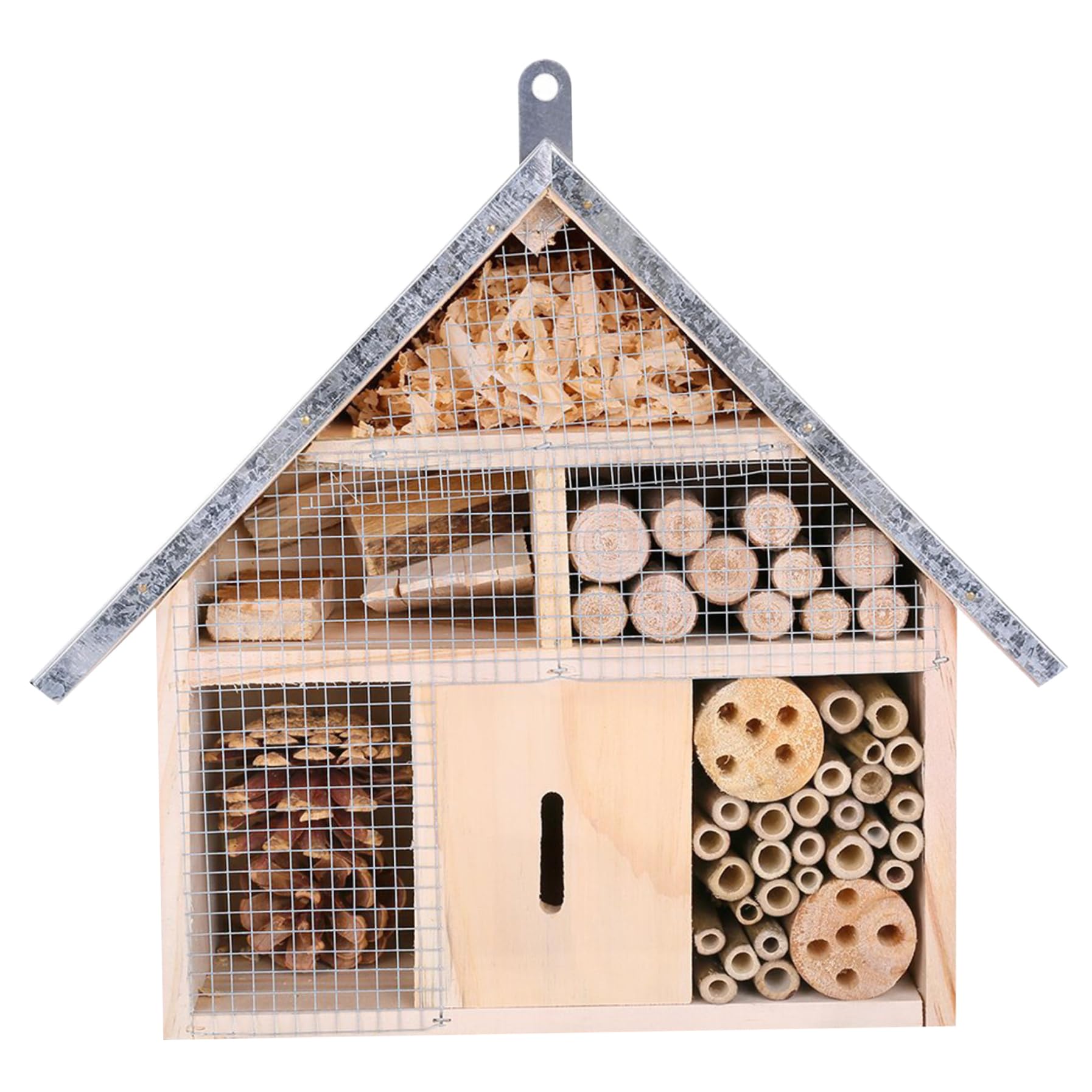 Bug Hotel Scatola per in legno resistente alle intemperie Casetta per insetti sospesa Casette decorative per da giardino Farfalle