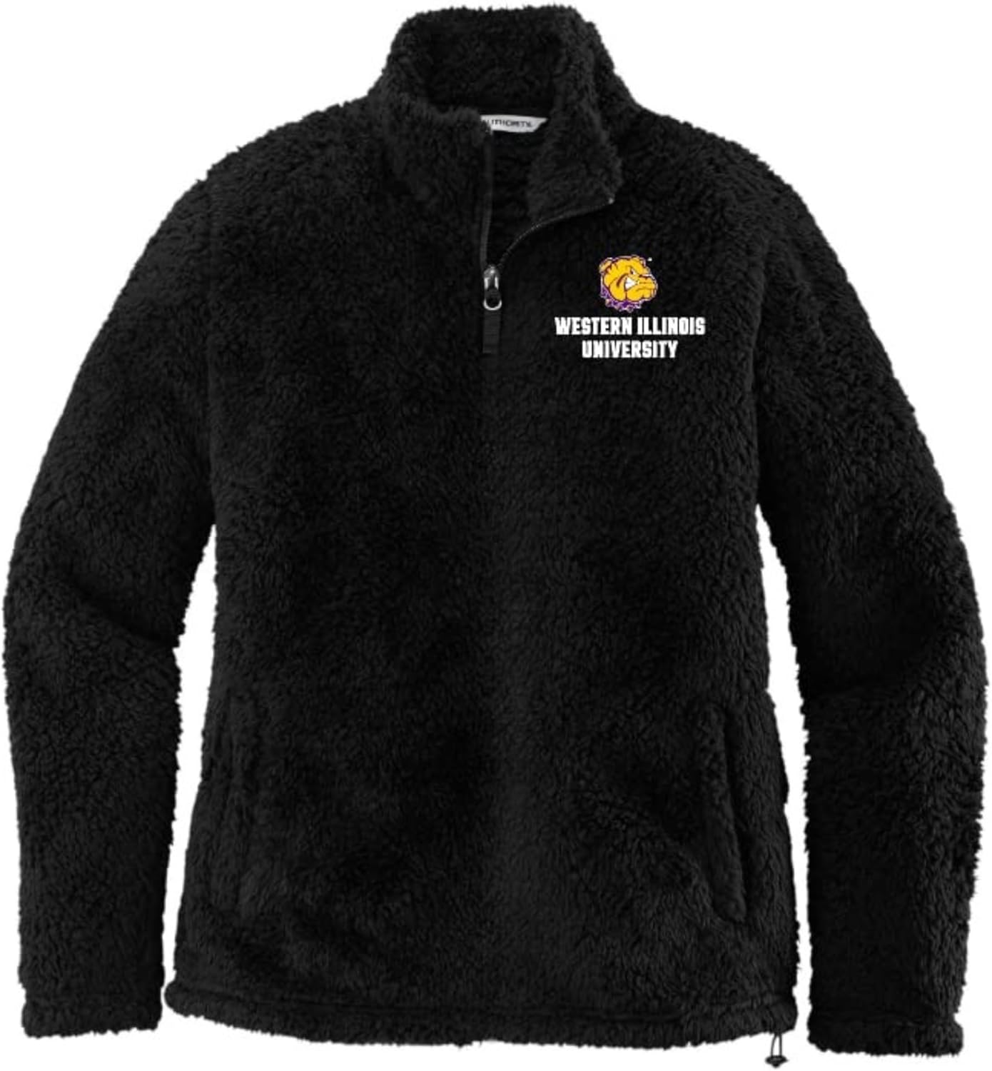 Ladies Collegiate 1/4 Zip Jacket, 100% Sherpa Fleece, Officially Licensed