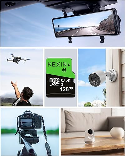 Miniatura 7 de KEXIN Paquete de 3 tarjetas Micro SD de 128 GB  Tarjeta de memoria microSDXC de alta velocidad Full HD con adaptador SD UHS-I C10 U1 TF tarjeta para
