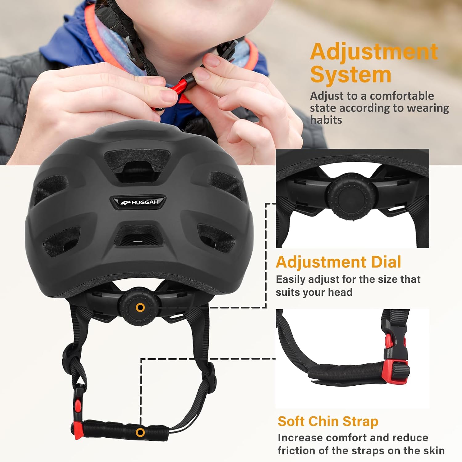 Kids Bike Helmet for Toddlers, Boys and Girls, Lightweight & Adjustable for Age 1-3-8, Multi-Sport Helmet for Bicycle, Kick Scooter, Skateboard, Roller/Inline Skate