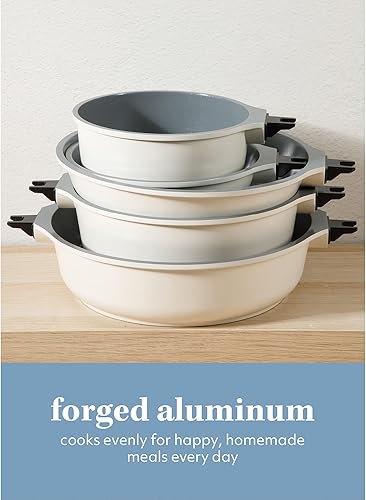 Miniatura 5 de Sur La Table Kitchen Essentials - Juego de utensilios de cocina de 13 piezas con mango desmontable, sin PFA, cerámica de alta calidad,