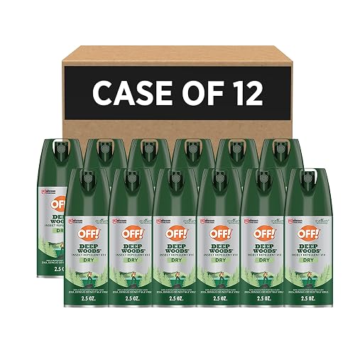 SC Johnson Professional Off! Deep Woods Dry Aerosol 2.5 oz, 12 Case Pack