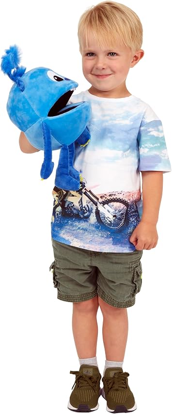 The Puppet Company Baby Monsters Blue Monster Hand Puppet