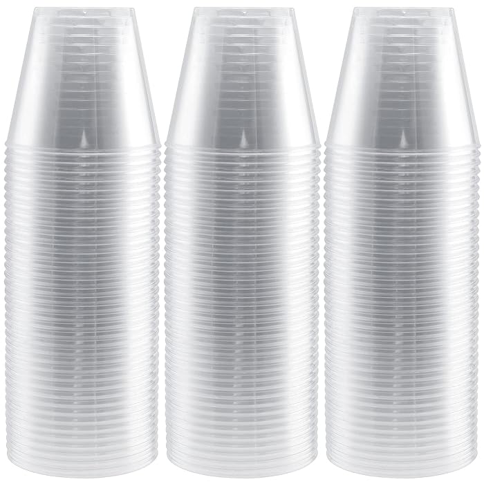 Buy ZEONHAK 120 Pack 5 OZ Clear Plastic Shot Glasses, Disposable