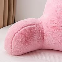 Vista 29 de Btargot Reading Pillow Bed Wedge Large Adult Backrest Lounge Cushion with Arms Back Support for Sitting Up in Bed Blue and Purple