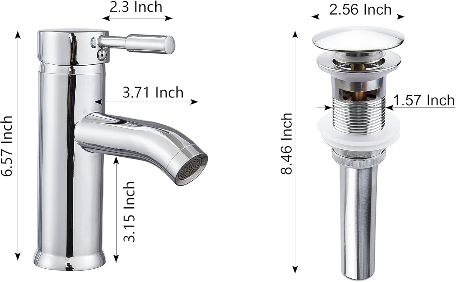 Gеt Chеар Prісе DecorVella 18.3x18.3x6.3 Inch Bathroom Vessel Sink with Faucet and Pop Up Drain, Round Above Counter White Porcelain Ceramic Bowl Basin, Overflow Type