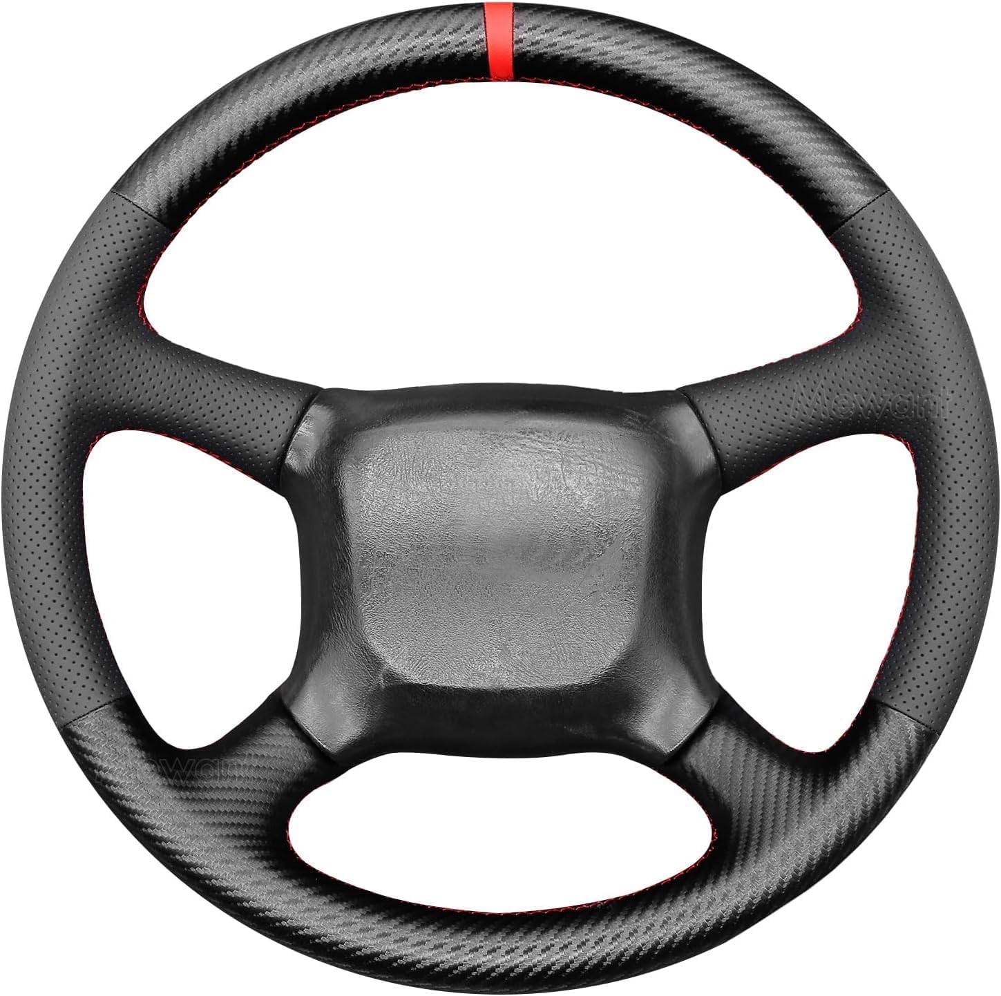 Steering Wheel Cover for Chevrolet Chevy Silverado 1500 2500 1999-2002 / Silverado 3500 / Astro 1999-2005 Blazer/C/K 1500/ Kodiak 2004-2006 / S-10 S10 1999-2003 / Suburban Tahoe 1998-2002