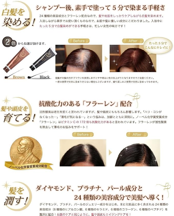 初回特典付 未使用 ジュエリー婦人ヘアカラートリートメントブラウンセット 格安人気 Www Globaldentalcentre Org