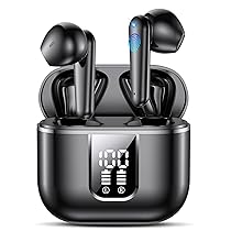 EUQQ Cuffie Bluetooth, 2026 Auricolari Bluetooth 5.3 Wireless In Ear LED Display 50 Ore Stereo HiFi Immersivo,Cuffiette con 4 Microfono Cancellazione ENC,IP7 Cuffiette Sport Earbuds