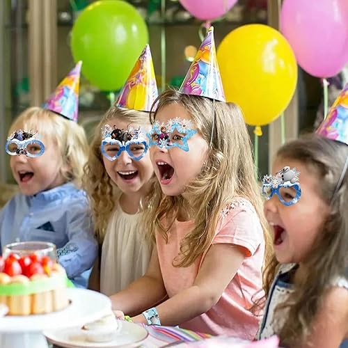 Miniatura 6 de 98 piezas de suministros de fiesta de Frozen  Pajitas reutilizables para beber, vasos y pulseras de palmadas, bolsas de dulces y calcomanías de