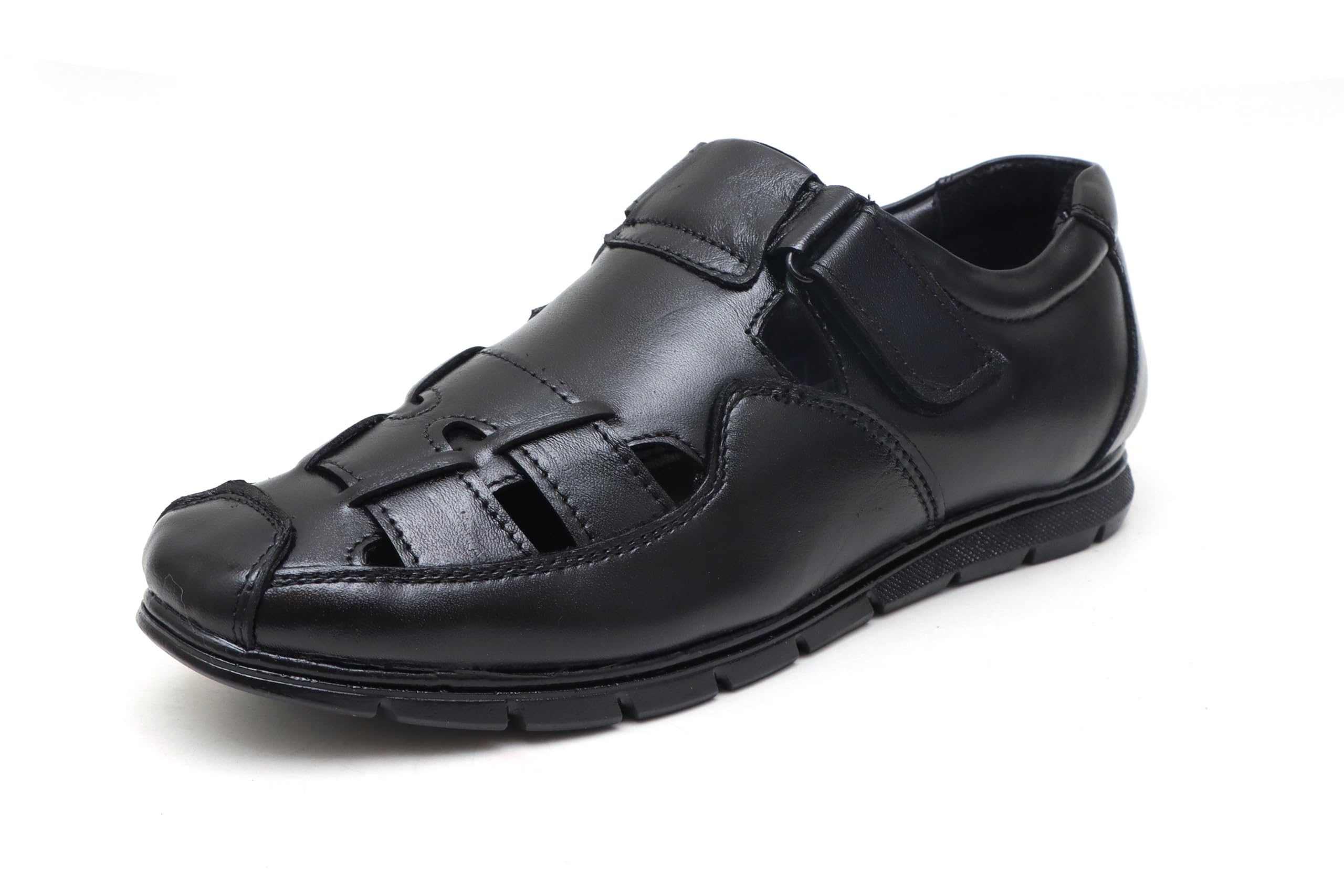brute Genuine Leather Sandals for Men | Closed Fisherman Sandal-picture-13