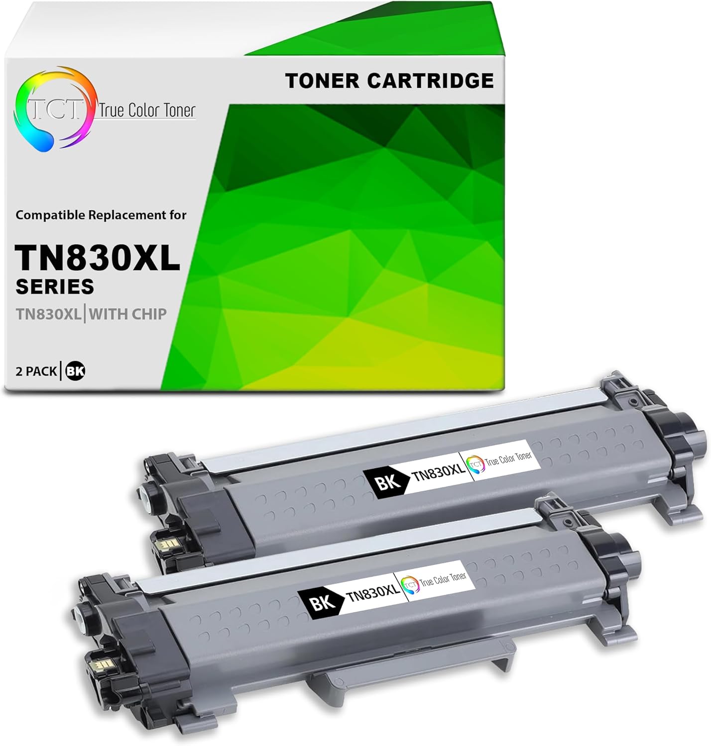 TCT TN830XL Toner Cartridge - Compatible Replacement for Brother TN830XL TN-830XL High Yield Works with Brother DCP-L2640DW HL-L2480DW MFC-L2807DW L2820DW L2820DWXL Printers (3,000 Pages)