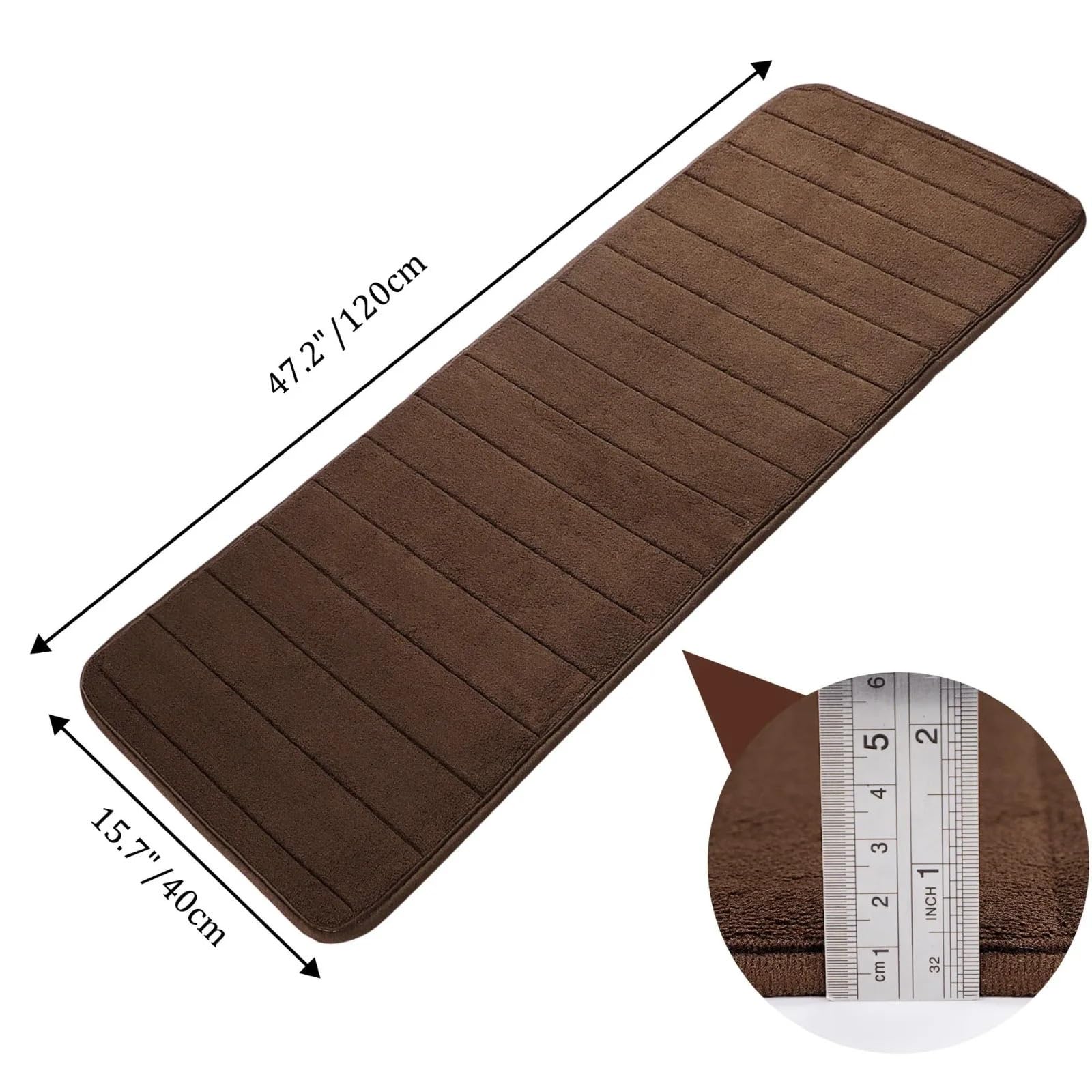 Tappeto Bagno Tappetino da bagno assorbente rettangolare