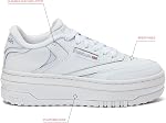 Reebok Womens Barbie Club C Extra Sneaker