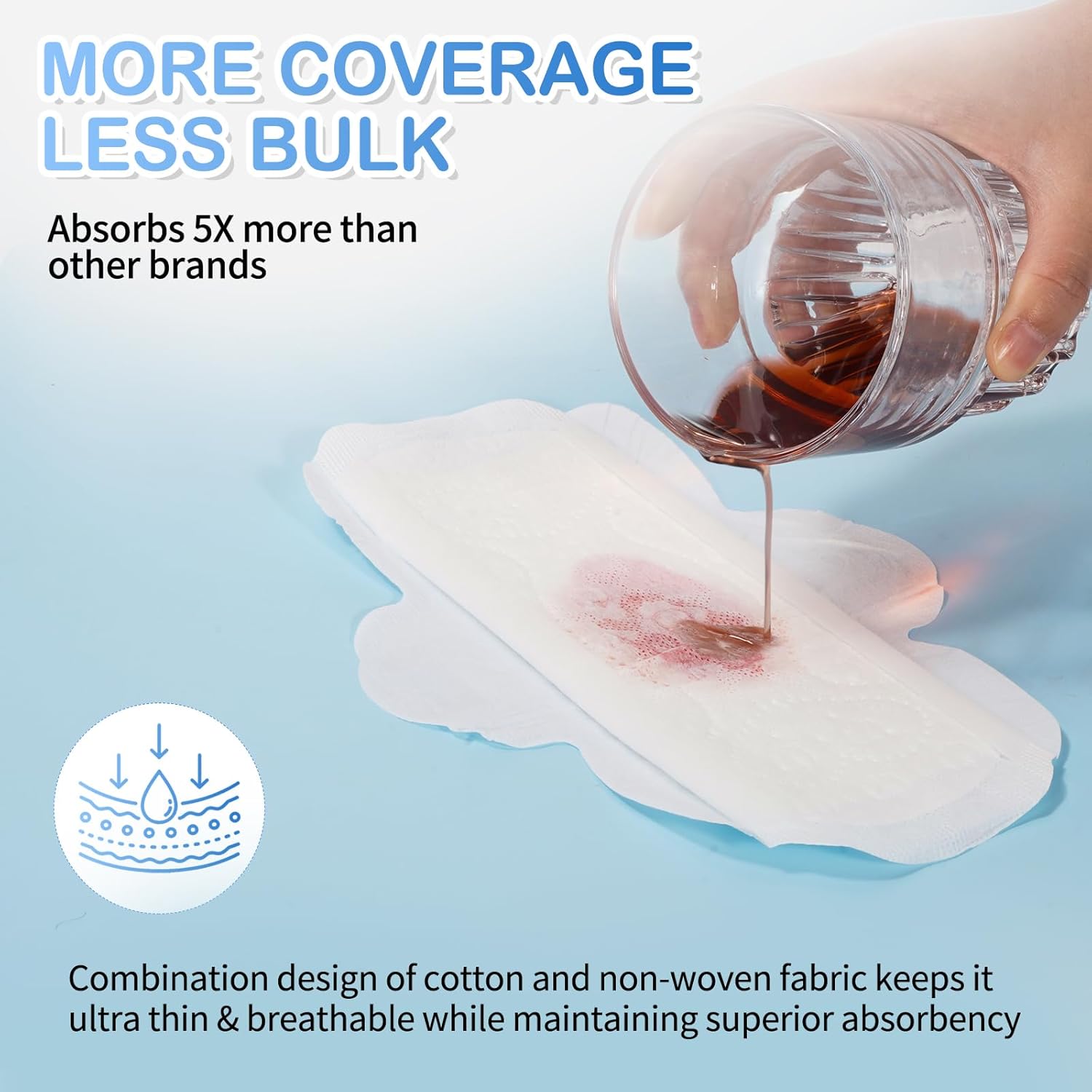 Radiant Feminine Pads for Women,Pads with Wings, Extra Heavy Absorbency, Unscented