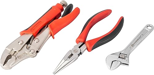 Miniatura 7 de Powerbuilt 643028ECE - Kit de herramientas para motocicleta de 100 piezas con bolsa de rollo, para carretera, llaves de viaje, trinquete, enchufes