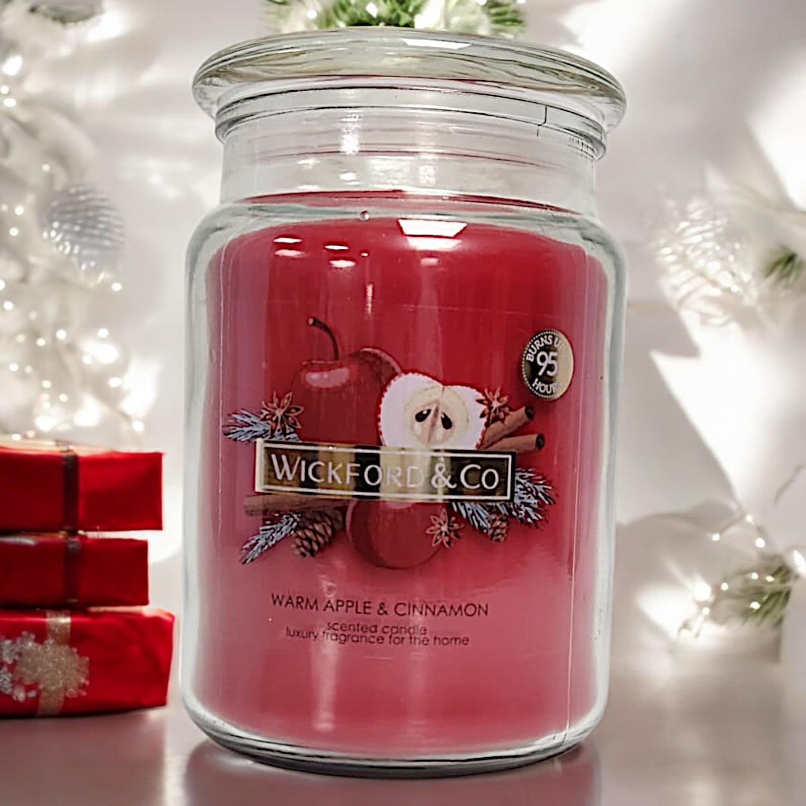 Wickford & Co Scented Candle Collection 5 Different Luxury Fragrances with 95 Hour Burn Time18 Oz Glass Jar with Lid (One Size - Image 2
