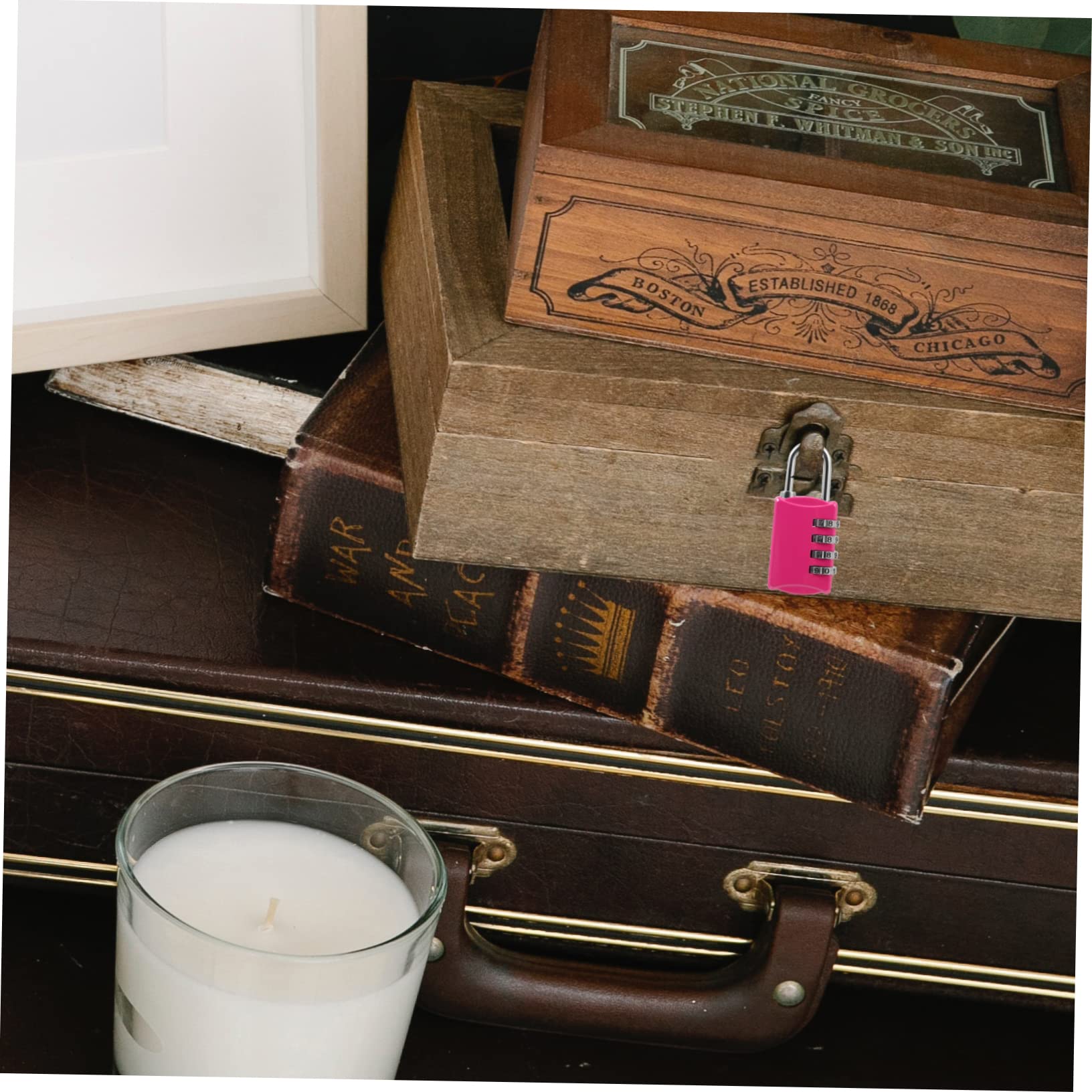 4 Combination Lock Padlock Gym Lock Combination Lock for School Locker Combination Lock for Locker School Locker Lock Locker Locks for Gym Locker Lock Combination