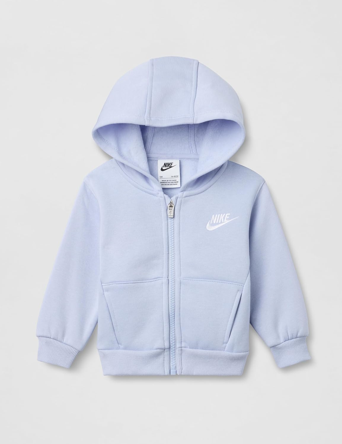 Nike Baby Sportswear Club Fleece Full-Zip Hoodie and Joggers 2-Piece Outfit Set