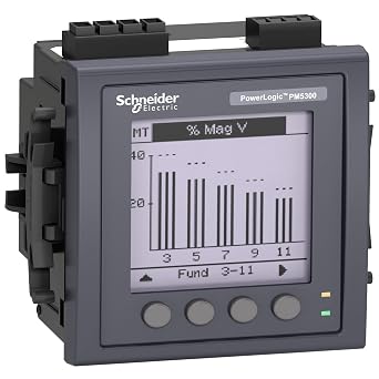 METSEPM5340 - Power Meter, PowerLogic, PM5000 Series, 125 to 250 Vdc, 100 to 415 VAC, 2 Inputs, 4 Outputs