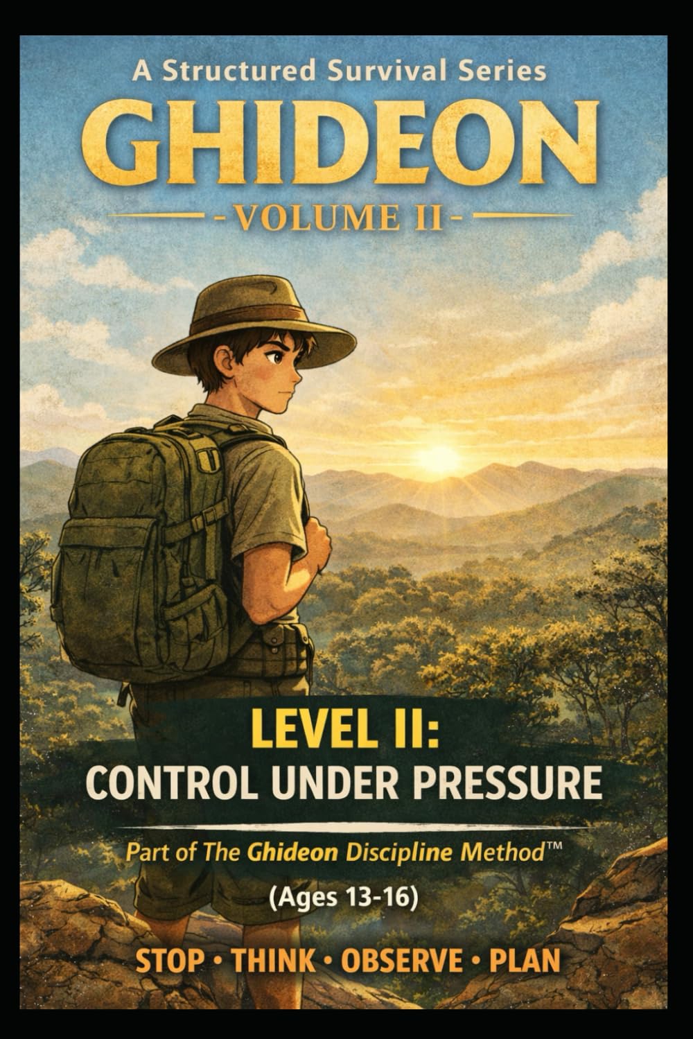 GHIDEON – Volume II: Control Under Pressure: Structured Survival Training for Teens (Ages 13–16) | Decision-Making, Outdoor Discipline & Leadership Skills