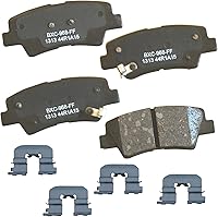 Vista 86 de Pastillas de freno traseras cerámicas Bendix Premium SBC1337 para Cadillac CTS 2014-2008, SRX 2016-2010, Chevrolet Camaro 2015-2010, Saab 9-4X 2011