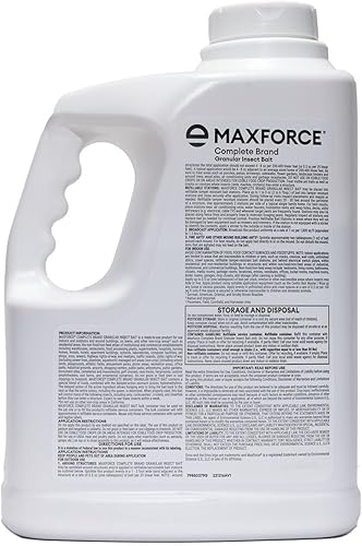 Miniatura 2 de Maxforce - Cebo granular para insectos de marca completa, 4 libras, mata hormigas, cucarachas, grillos, peces plateados y más