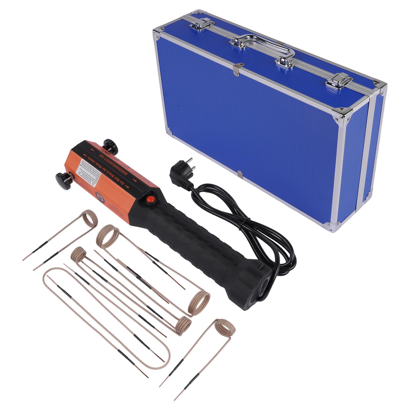 Magnetisches Induktionsheizgerät-Set 1 KW 220V, Bolzen-Induktionsheizgerät mit 8 Induktionsspulen, Induktionsheizer-Bolzenentferner zum Entfernen von Bolzen und Muttern