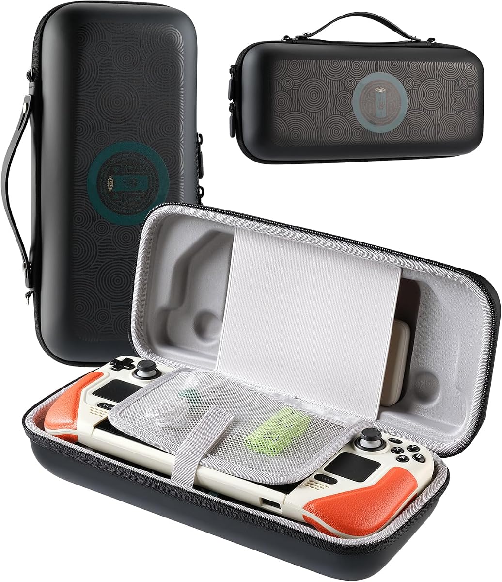 UYIYE Carrying Case Compatible with Steam Deck/OLED, Protective case, Hard Portable Travel Carrying bag for Steam Deck Console, Shockproof, Travel friendly, Black