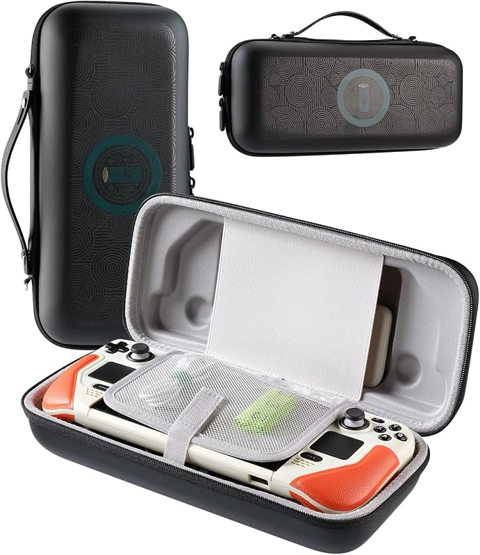UYIYE Carrying Case Compatible with Steam Deck/OLED, Protective case, Hard Portable Travel Carrying bag for Steam Deck Console, Shockproof, Travel friendly, Black