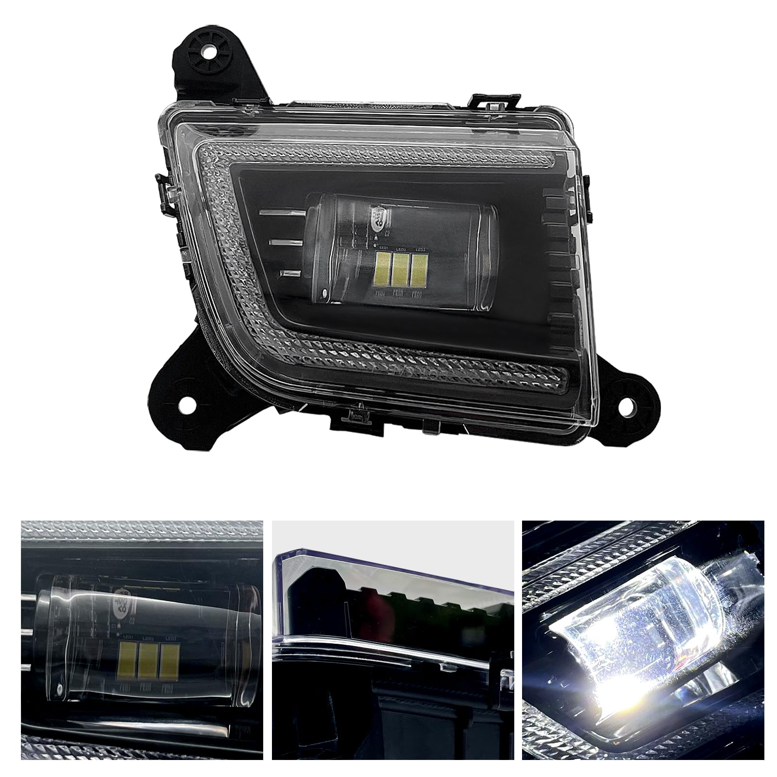 Luces Antiniebla Led Para Chevrolet Silverado 2019-2022