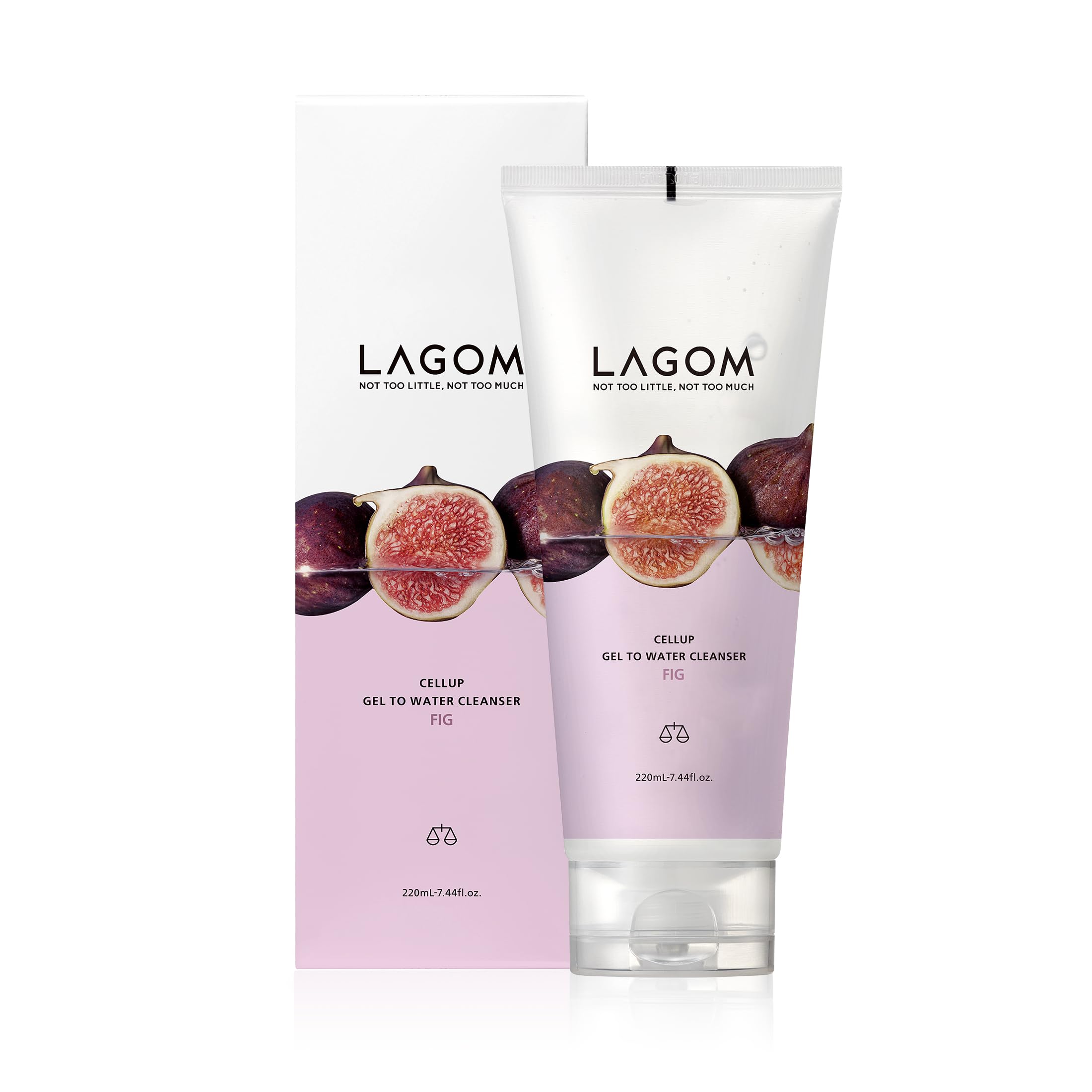 LAGOM (ラゴム) ジェルトゥウォーター クレンザー フィグの香り 朝用洗顔…