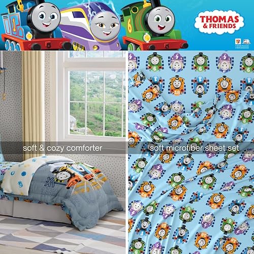 Miniatura 35 de Franco - Juego de ropa de cama coleccionable Nintendo Donkey Kong, 5 piezas, edredón reversible supersuave y juego de sábanas con funda, tamaño Rojo