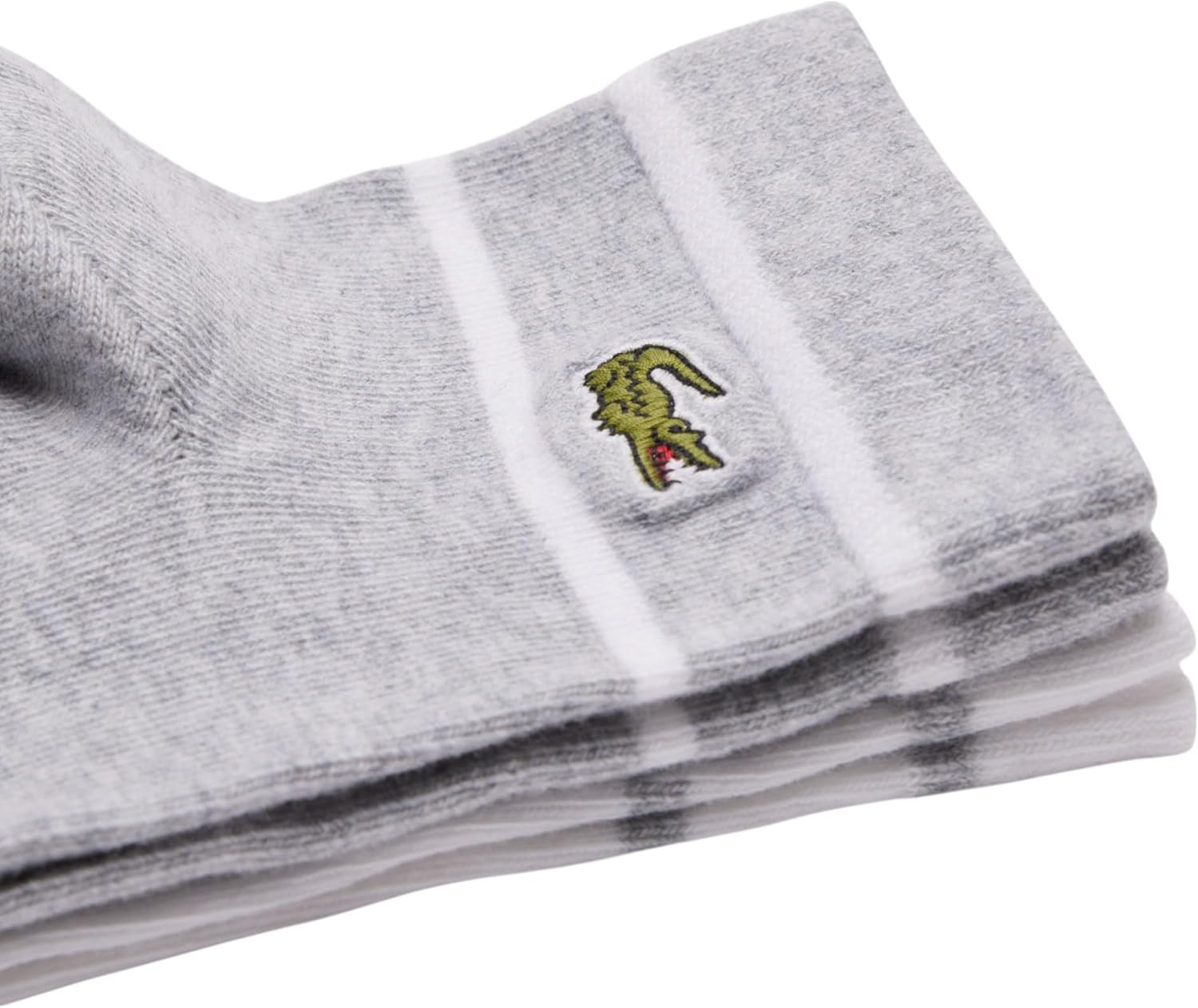 Lacoste mens 2-pack Striped Socks