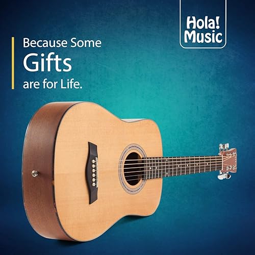 Miniatura 4 de Hola Guitarras acústicas dreadnought de lujo Natural