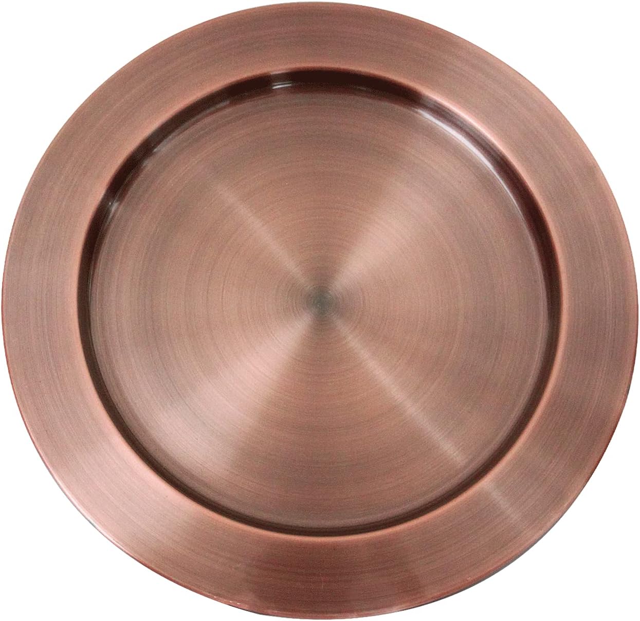  | Kazozobi 13-Inch Stainless Steel Round Chargers Plates, 6Pcs per Set, Chargers for Dinner Plates (Copper): Charger Plates