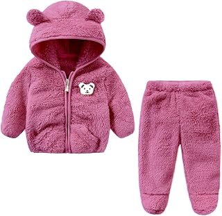 NAMAN Soft Fleece Hooded Long Sleeve For New Born Baby Winter Wear Keep Warm Baby Clothing Sets ||For Baby Boys and baby G... Price In India