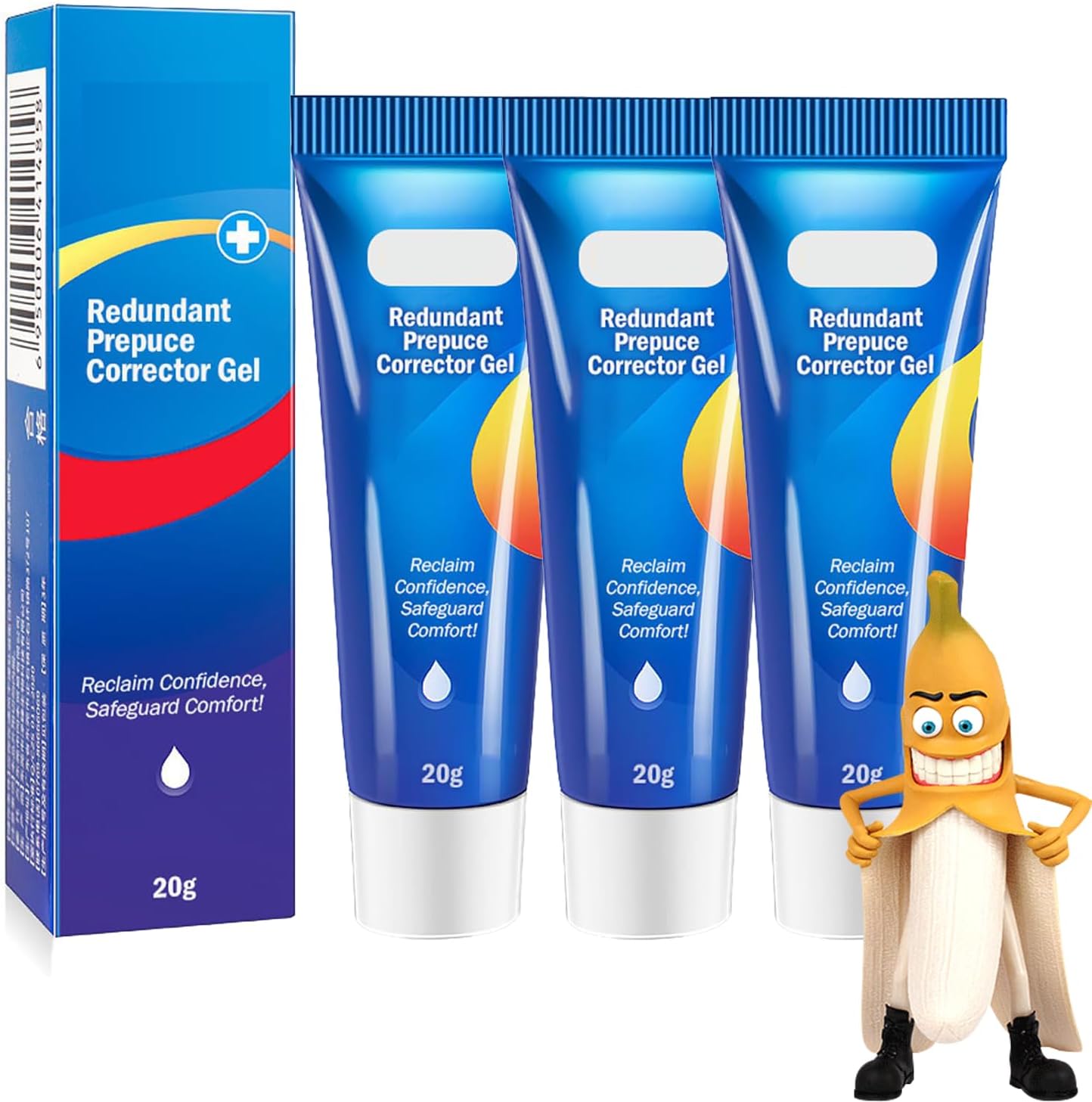 Redundant Prepuce Corrector Gel, Professional Redundant Prepuce Corrector Gel，Quick effect (3PCS)