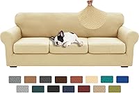 Vista 16 de XINEAGE - Fundas para sofá de 3 piezas, para sofá de 2 cojines extragrandes, funda súper elástica para sofá de 2 asientos, funda universal para sofá