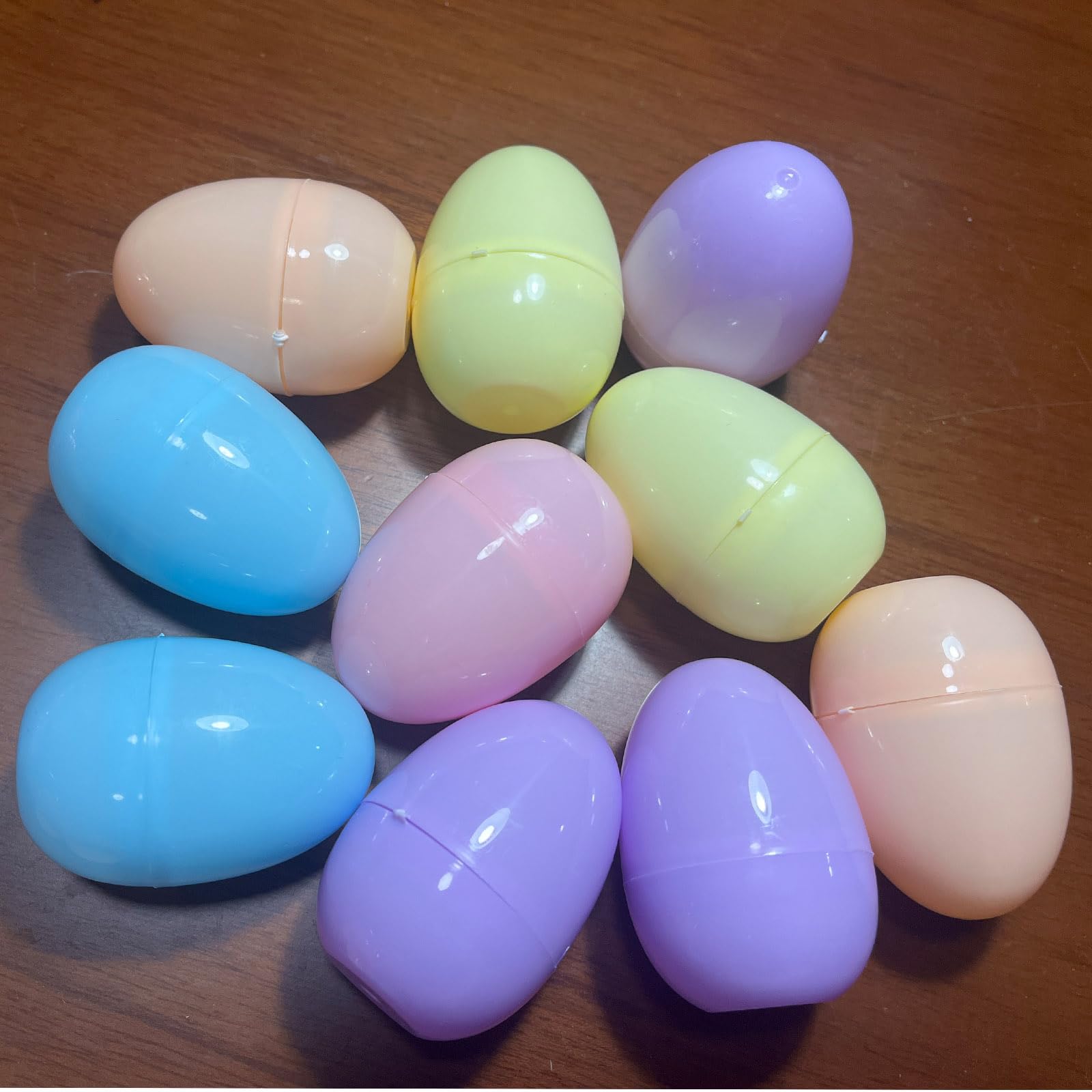 Large Easter Eggs Plastic Fillable Pastel Plastic Easter Eggs – 24 Pack