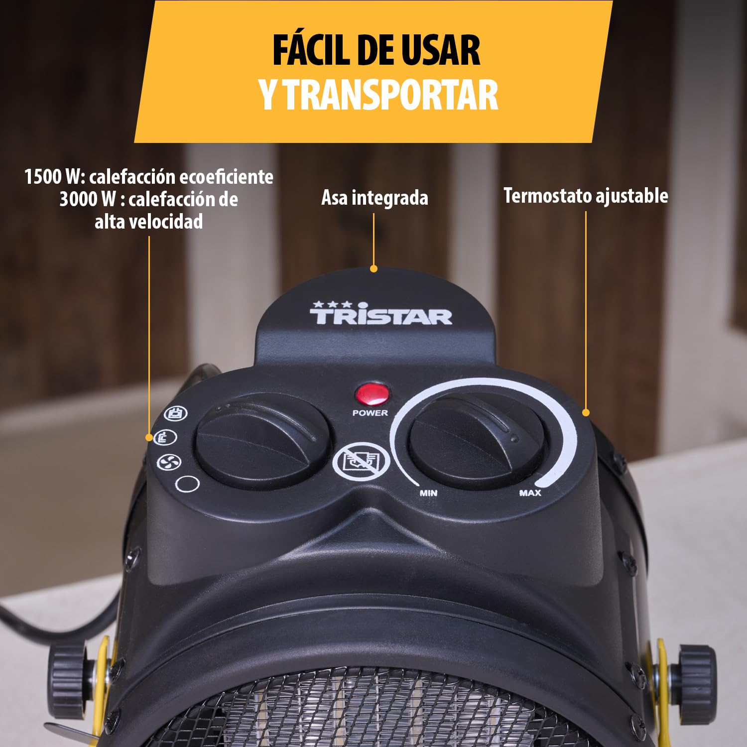 Tristar KA-5060 Calefactor eléctrico, 2000 W