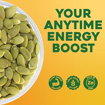 Sunbest Natural Raw Pumpkin Seeds, 2 lbs Unsalted & Shelled Whole Pepitas, Pumpkin Seeds to Eat Great for Snacking, Baking & Topping Rich in Essential Fatty Acids, Iron & Protein (32 oz)
