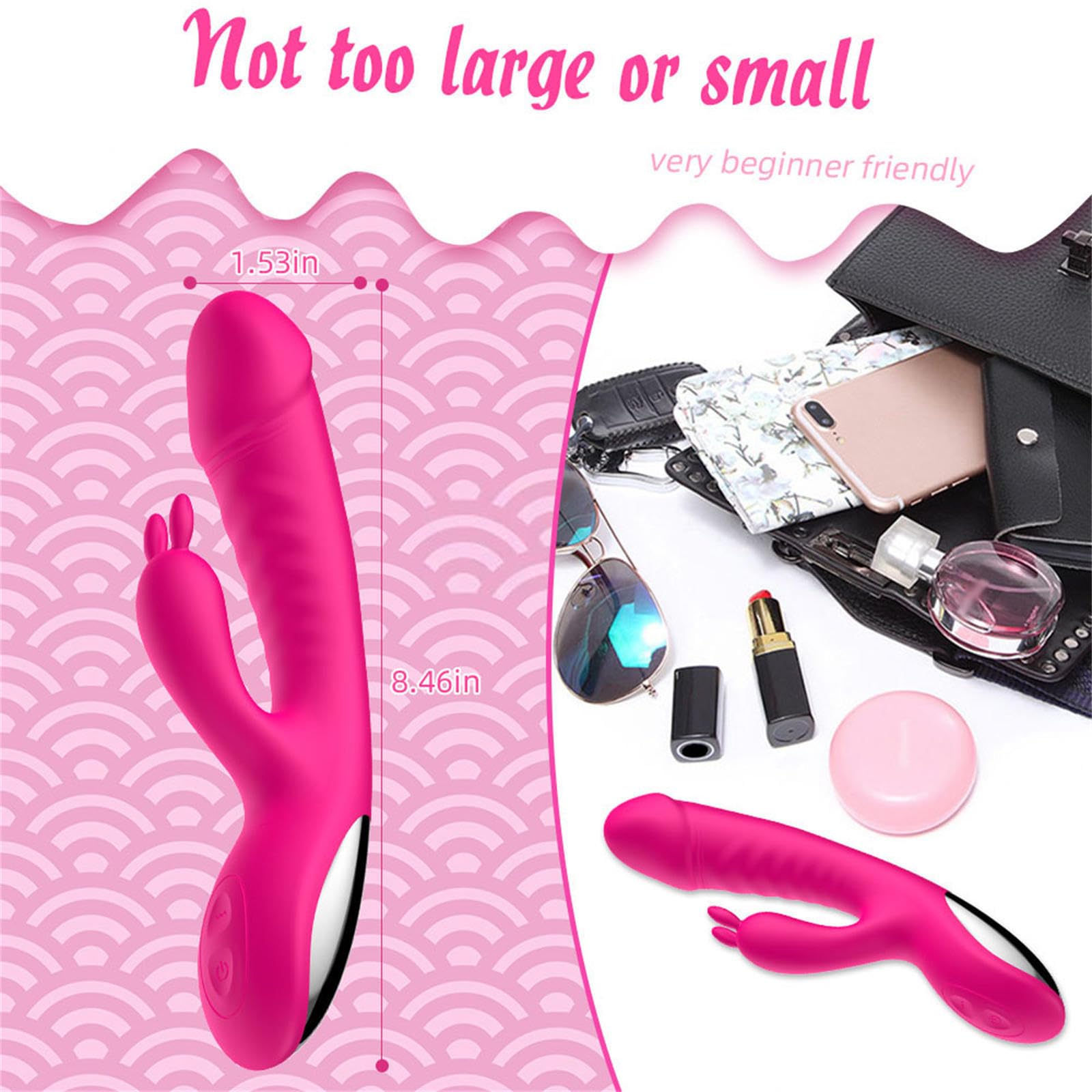 Vibratore G Spot Erotica Dildo Stimolatore Clitorideo Vibratore Massaggio punto G Dildo Vibratori Clitoride Stimolazione Del Punto G,Pink
