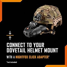 Night Vision Goggles - Nightfox Swift Head Mounted Night Vision Binoculars, Wide Angle 1x Lens NVG, Close Quarters NVG Goggles Tactical Infrared Night Vision Binoculars for Adults