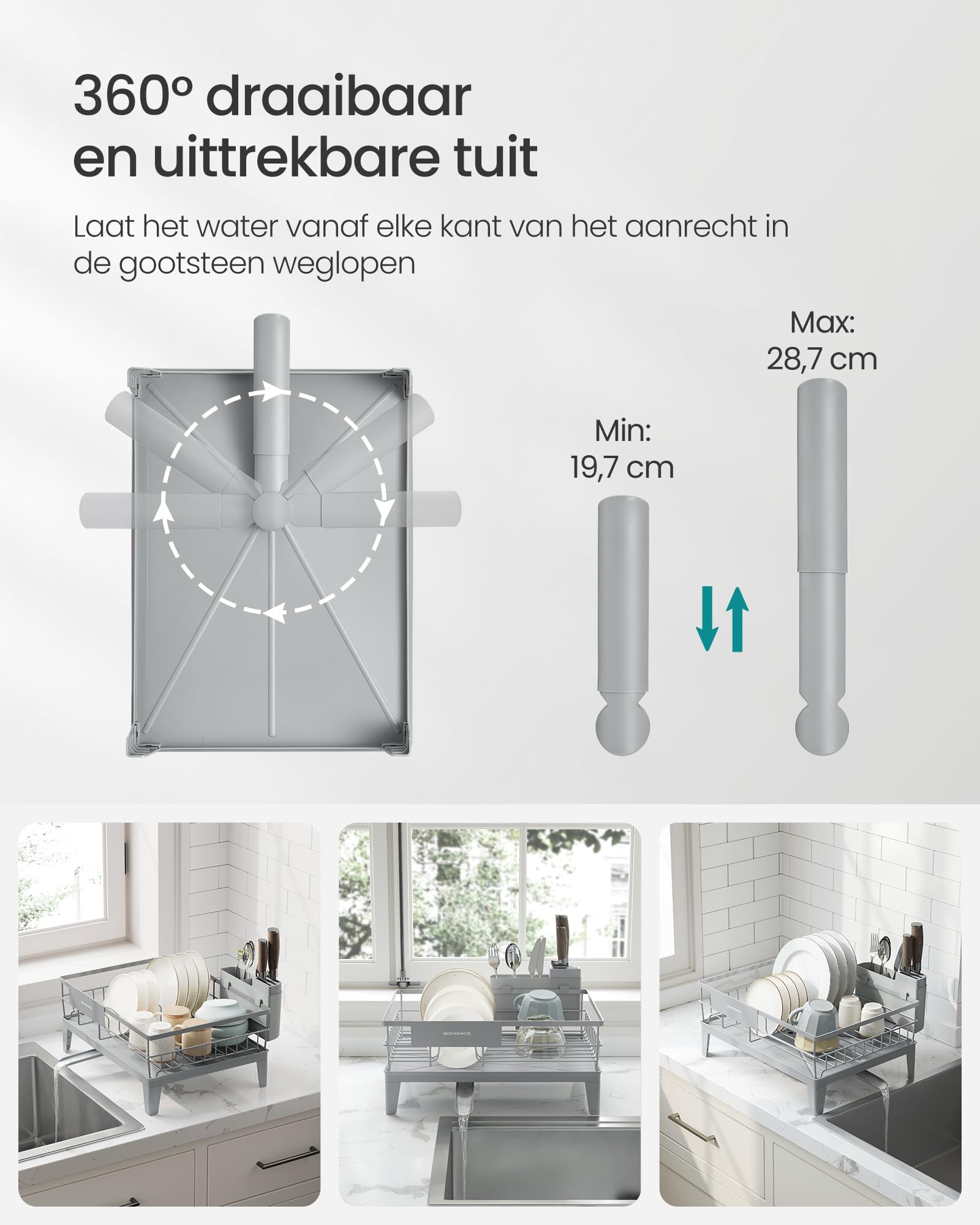 Wit Songmics Bestekhouders kopen? | Laagste prijs