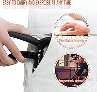 Vista 5 de 2 piezas de fortalecedor de agarre de mano, exprimidor de entrenamiento de mano, resistencia ajustable de 11 a 132 libras (11.0-132.3 lbs)