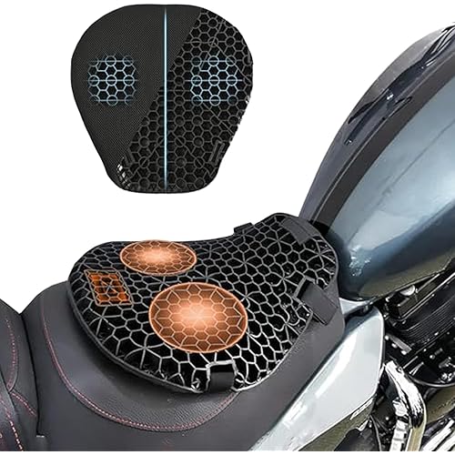 Motorcycle Gel Seat Cushion for BMW C Evolution Plus 2018, 3D Honeycomb Shock-Absorbing Pad, Hollow Breathable Design, Provides Comfort and Support for Long-Distance Riding