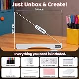 SROT LED Drawing Board 11-Color White-arch – Multiple light modes