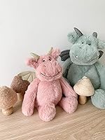 Vista 8 de MON AMI Daphne El Dragón de peluche, 11 pulgadas, adorable juguete suave de dragón, uso como decoración de juguete/habitación de guardería